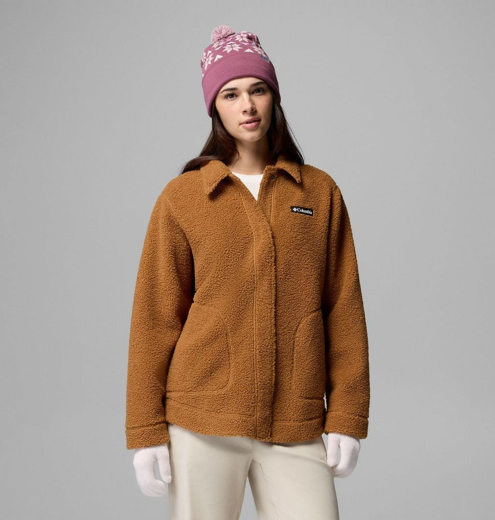 Women's Beanie And Mitten Set - Pink