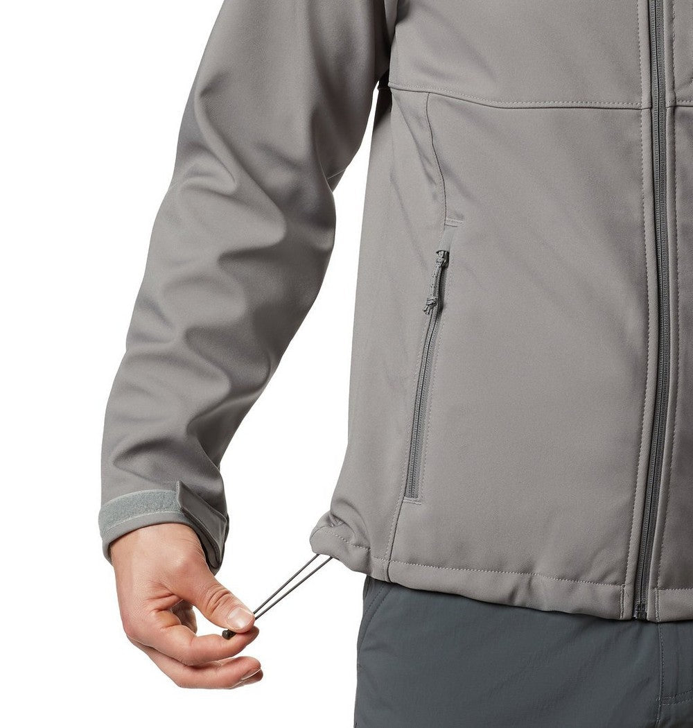 Men's Big Softshell Jacket - Grey
