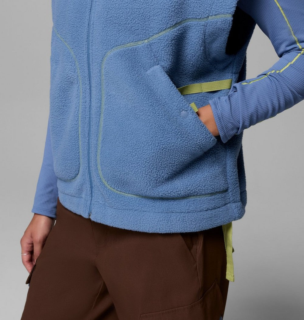 Women's Relaxed Fleece Vest - Blue
