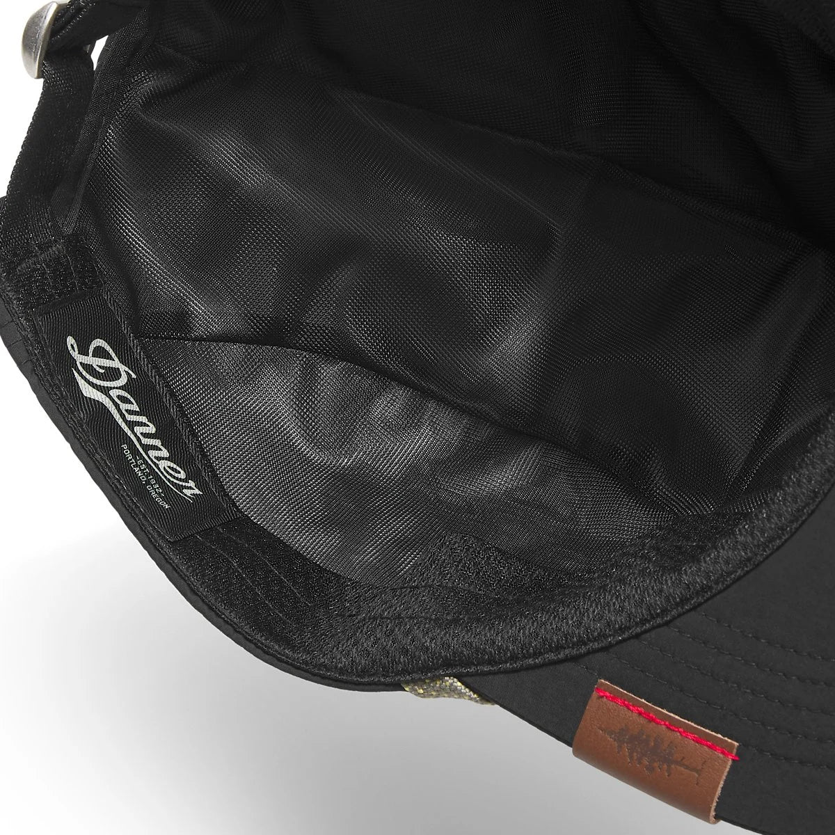 Waterproof Crushable Five-Panel Cap - Black