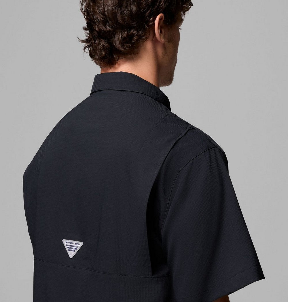 Men's Short Sleeve Fishing Shirt - Black