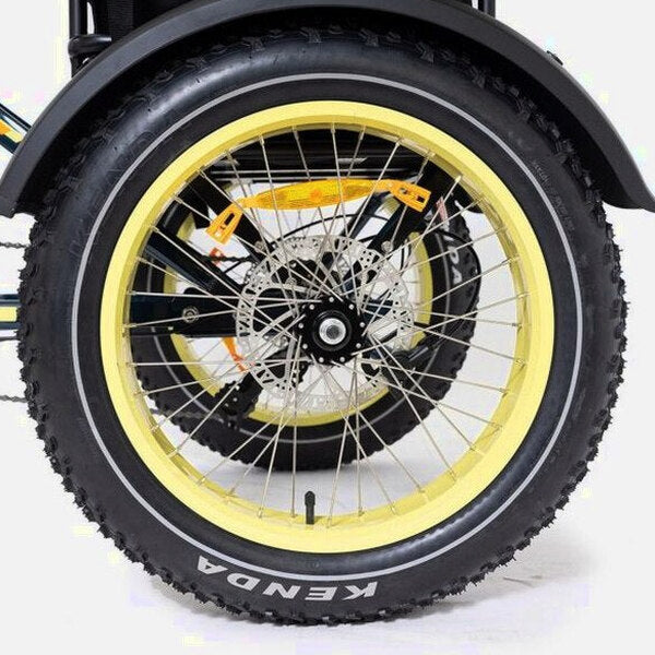 DWMEIGI Silverado 20 Foldable Fat Tire Electric Trike 48V/14AH 750W, 330LBS - MG2301