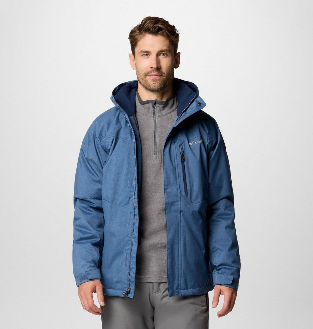 Men's Insulated Ski Jacket - Dark Blue