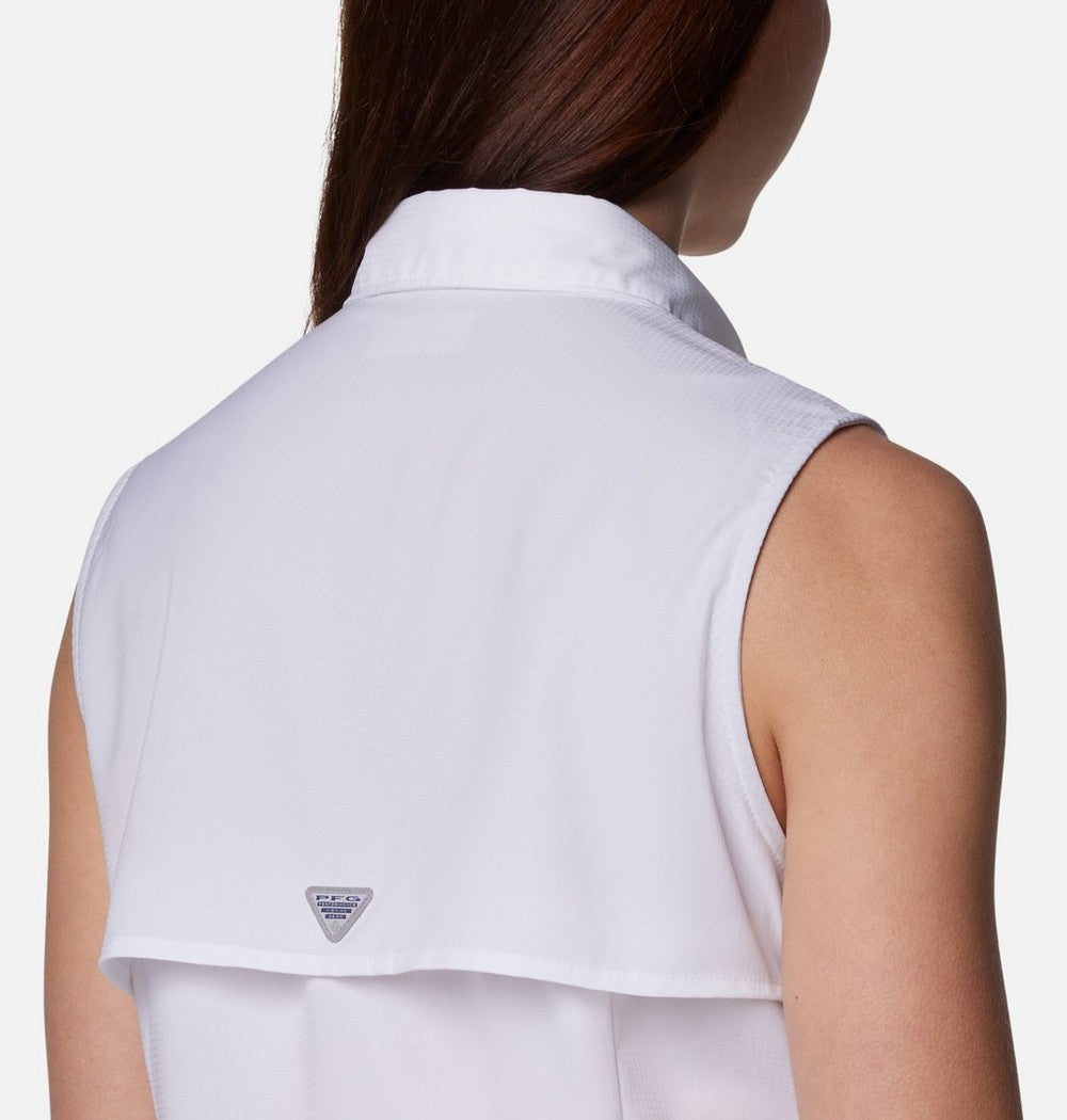 Women's Sleeveless Fishing Shirt - Navy