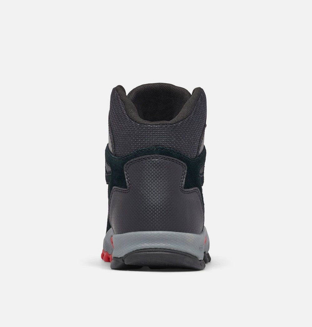 Big Kids' Suede Trail Hiking Boot - Black Red