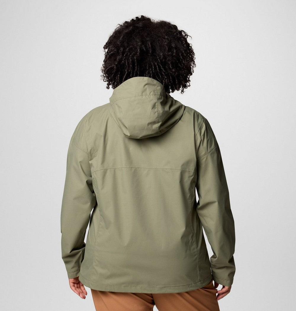 Women's Plus Size Waterproof Rain Jacket - Navy