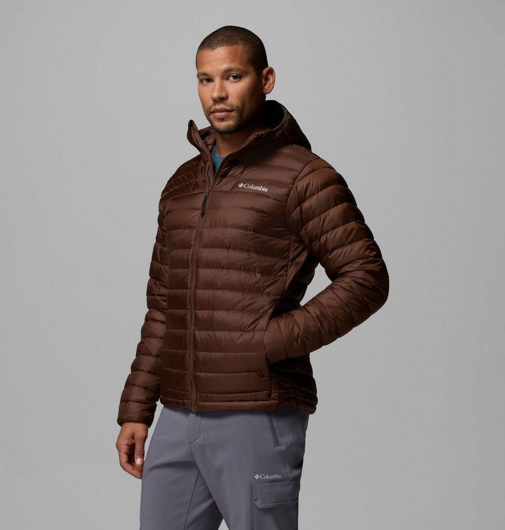 Men's Packable Down Hooded Jacket - Blue