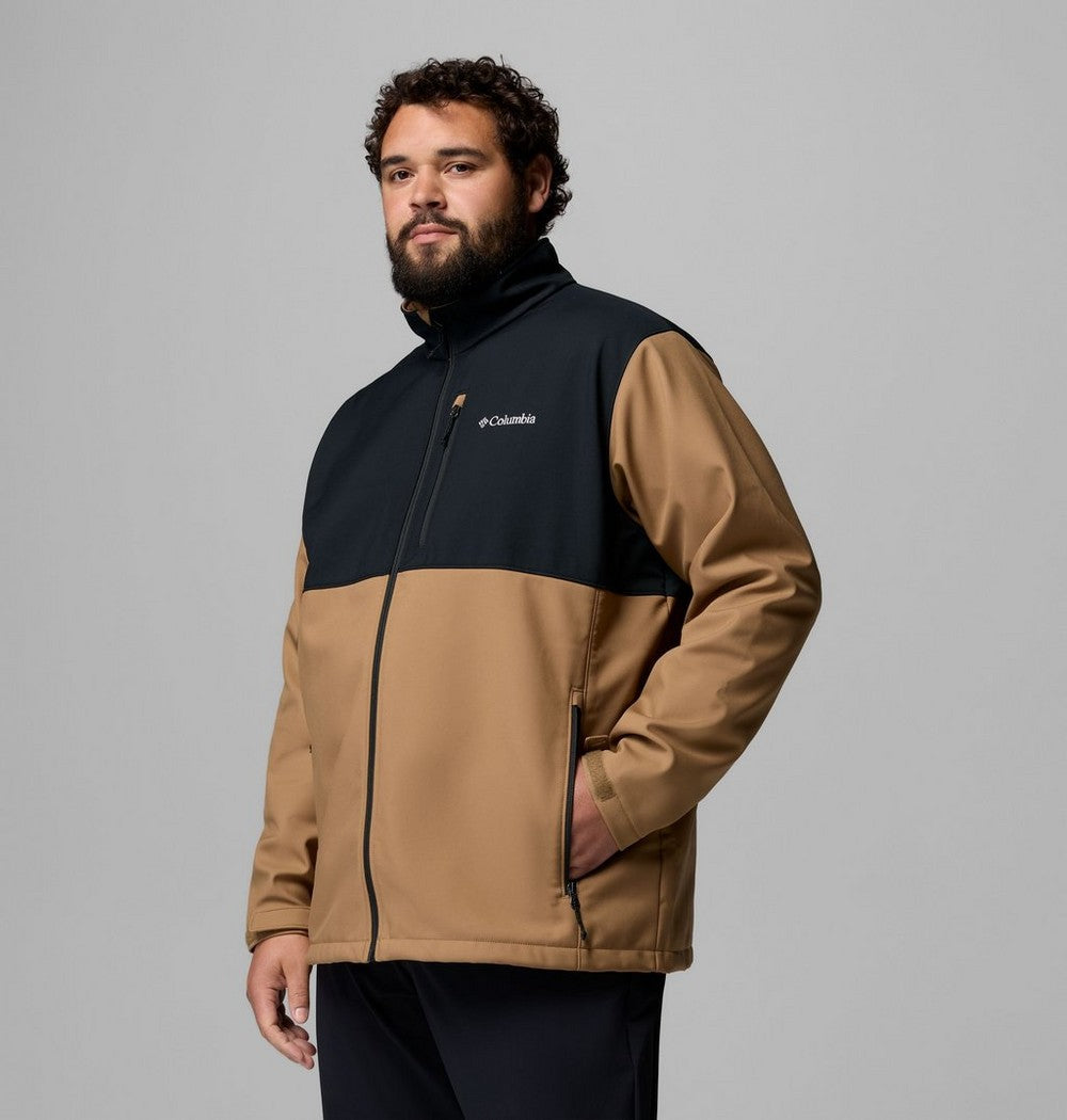 Men's Big Softshell Jacket - Grey