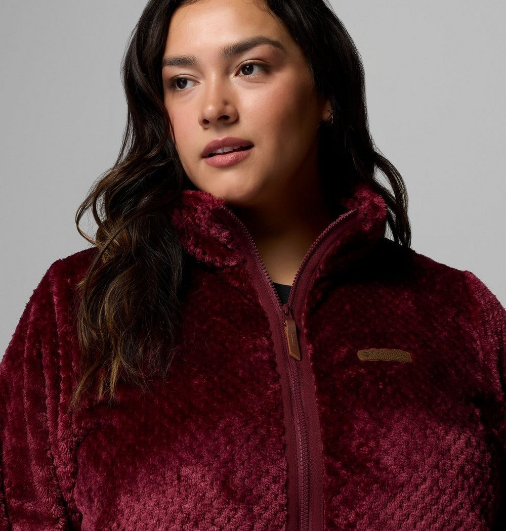 Women's Plus Long Full-Zip Fleece Jacket - Blue