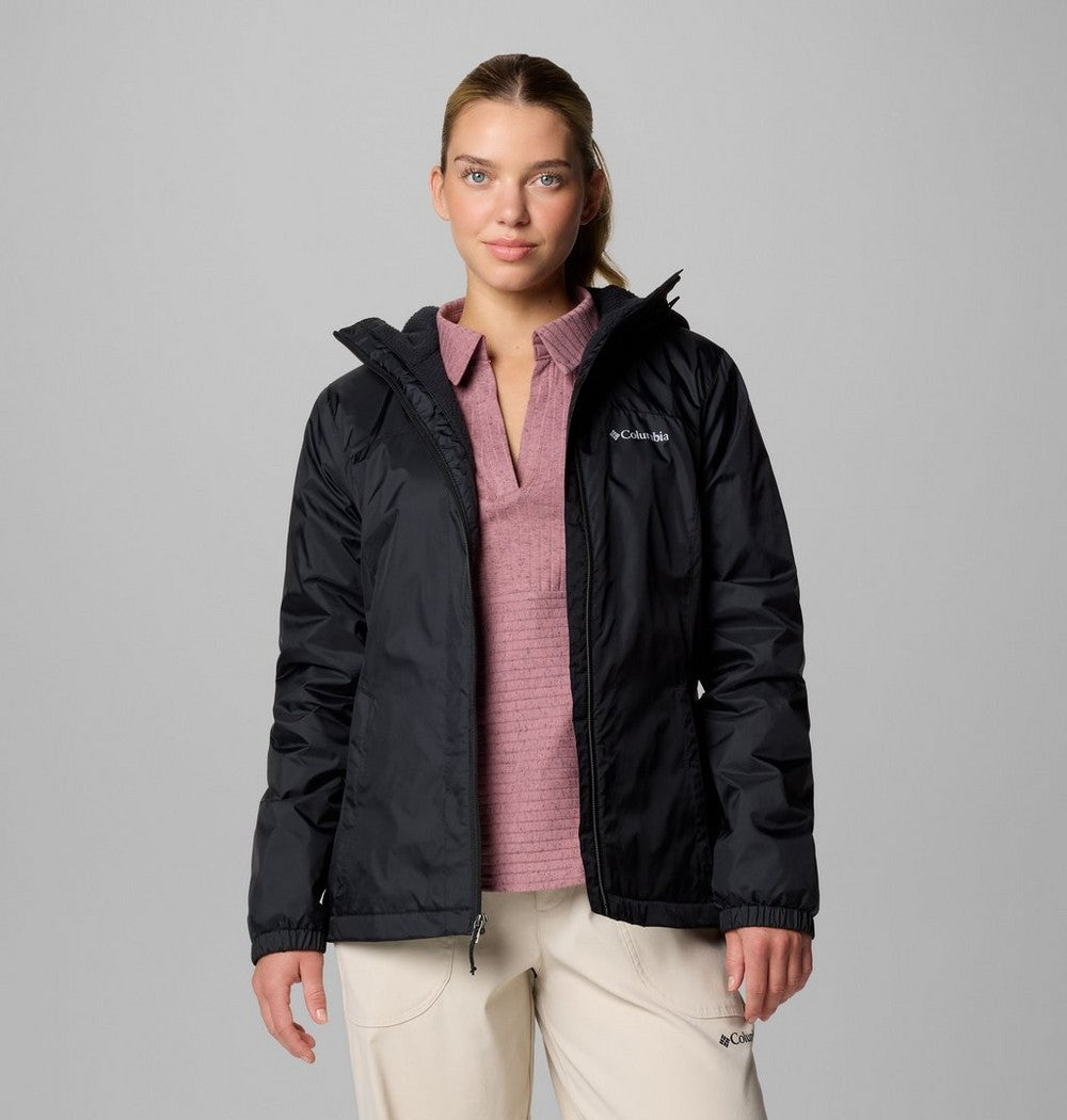 Women's Sherpa-Lined Insulated Jacket - Green