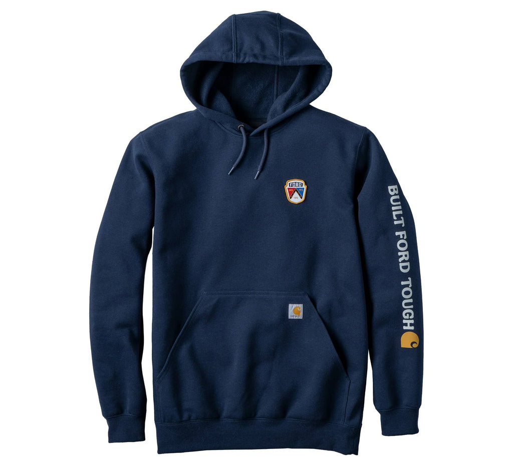 Men's Graphic Pullover Hoodie - Navy