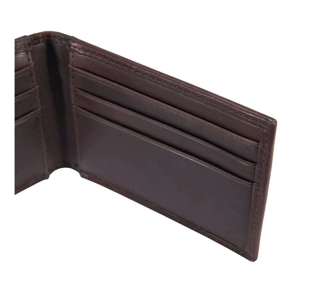 Oil-Finish Leather Front Pocket Wallet