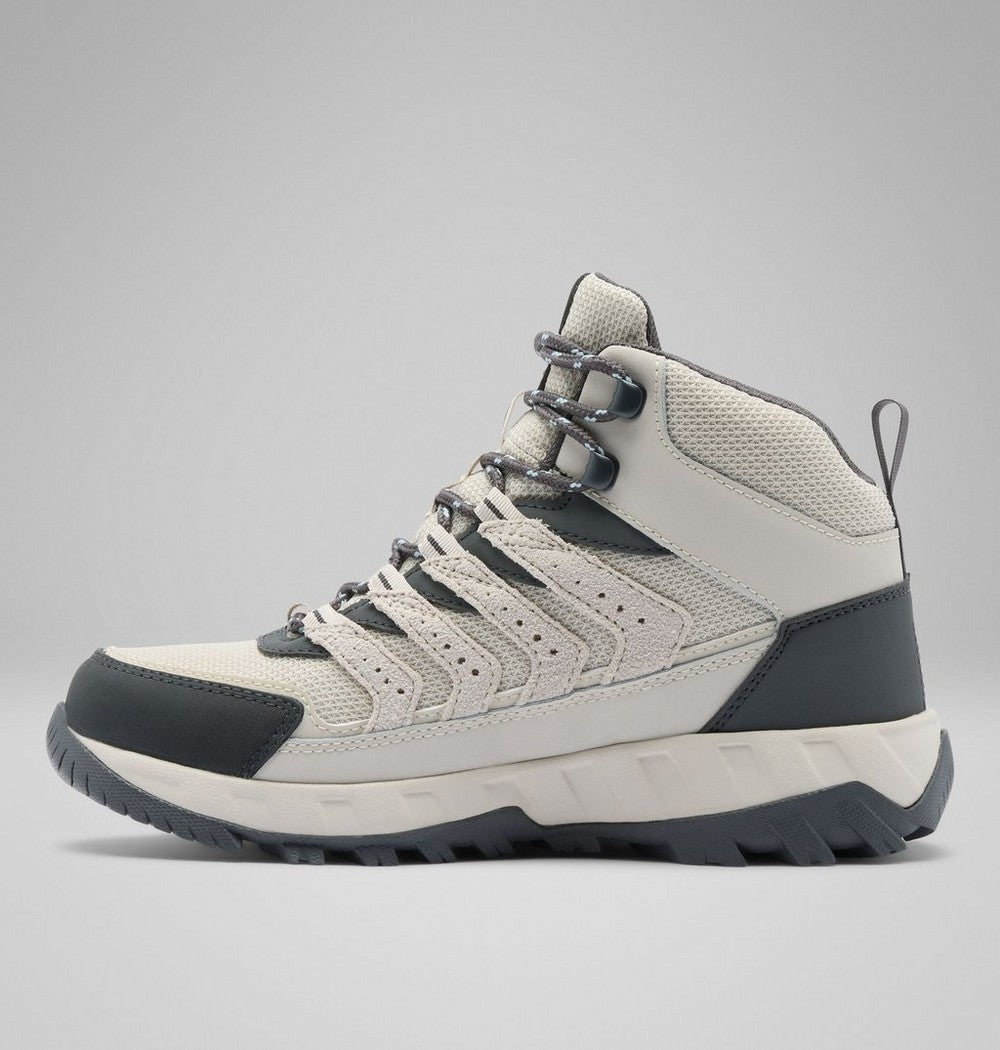 Women's Wide Waterproof Mid Hiking Shoe - Gray