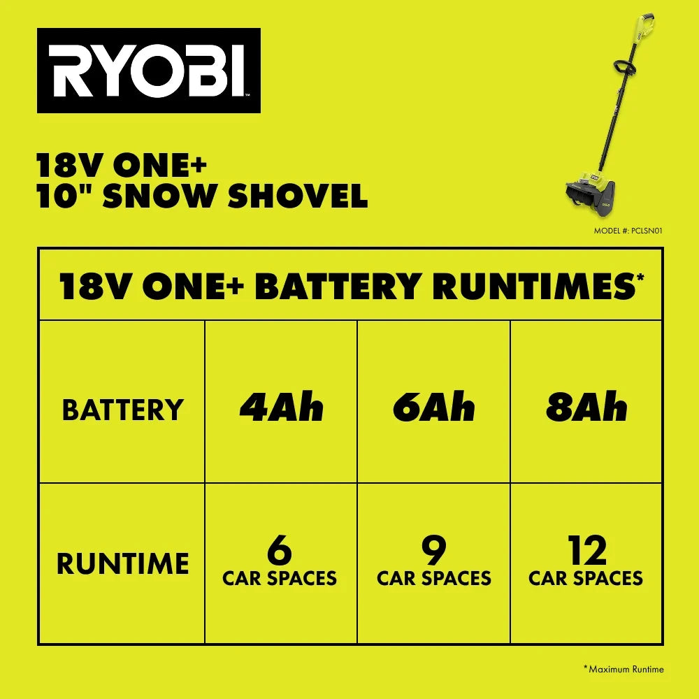18V 10-Inch Cordless Snow Shovel Kit