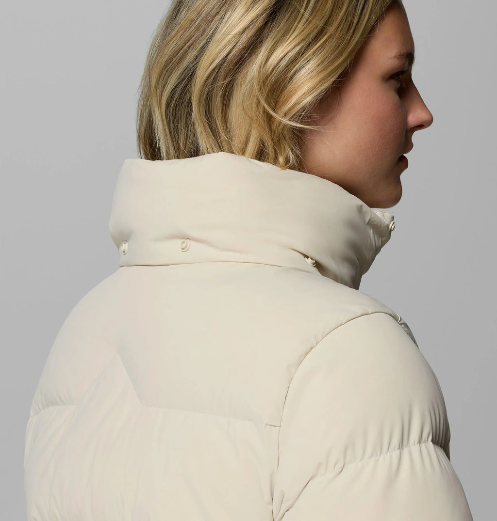 Women's Hooded Down Puffer Jacket - Grey