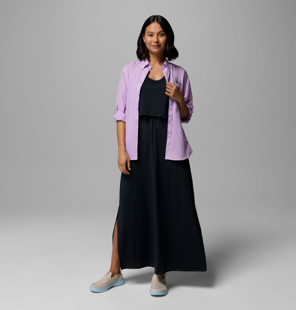 Women's UPF 50 Maxi Dress - Guava Pink