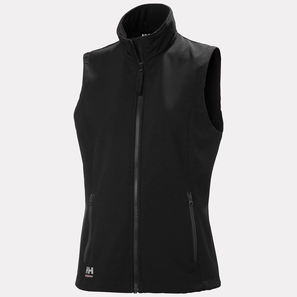 Women's Softshell Work Vest - Gray