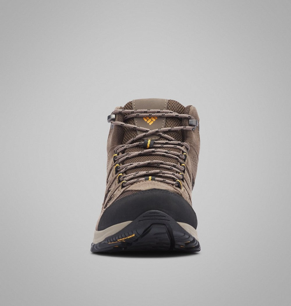 Men's Waterproof Mid Hiking Boots - Brown