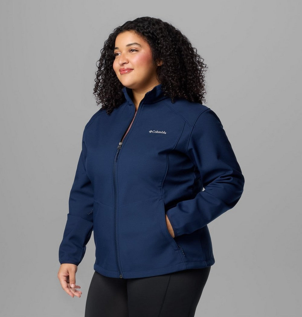 Women's Plus Size Softshell Jacket - Blue