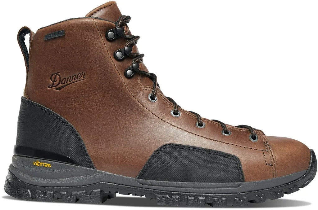 Men's Waterproof Composite Toe Work Boot - Dark Brown
