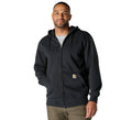 Men's Water-Repellent Full-Zip Hoodie - Black