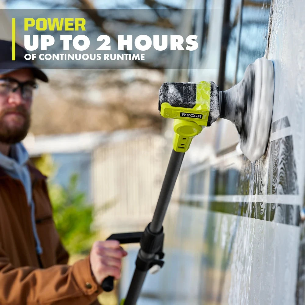 18V Telescoping Cordless Power Scrubber