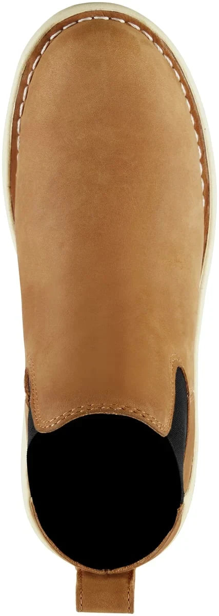 Women's Waterproof Leather Chelsea Boot - Brown