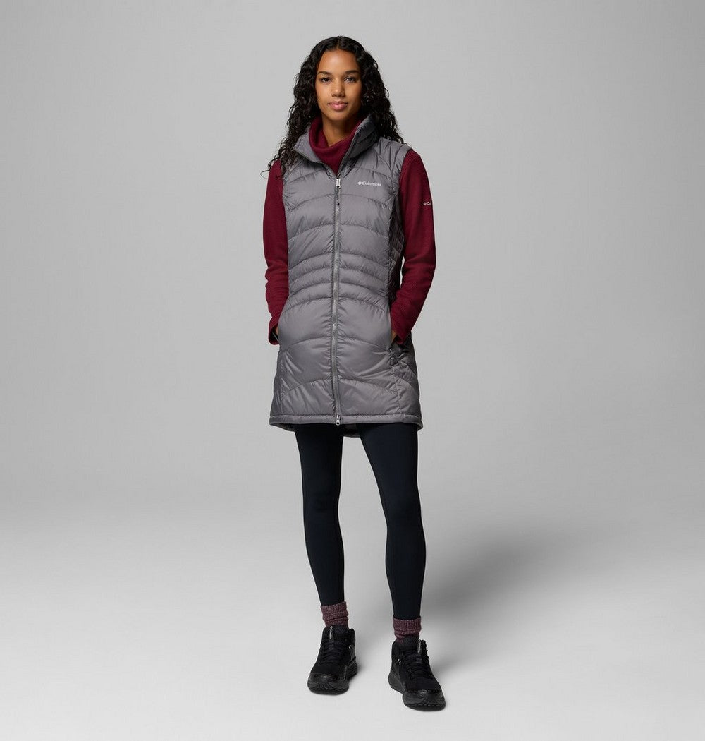 Women's Long Insulated Vest - Sage