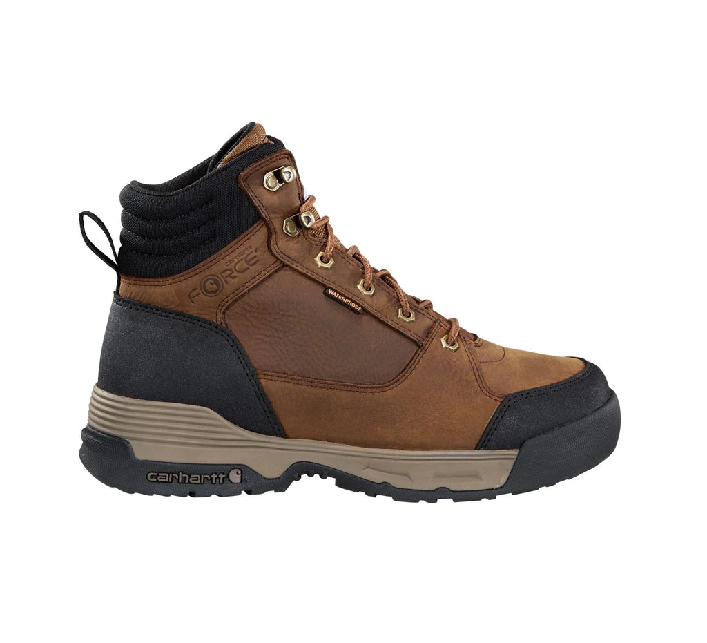 Men's 6-Inch Waterproof Soft Toe Work Boot - Brown