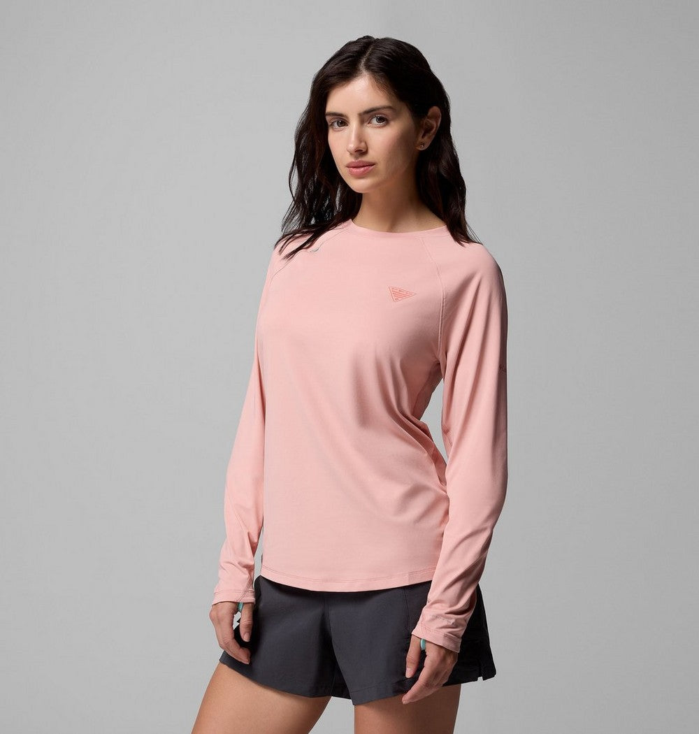Women's UPF 50 Long Sleeve Sun Shirt - White