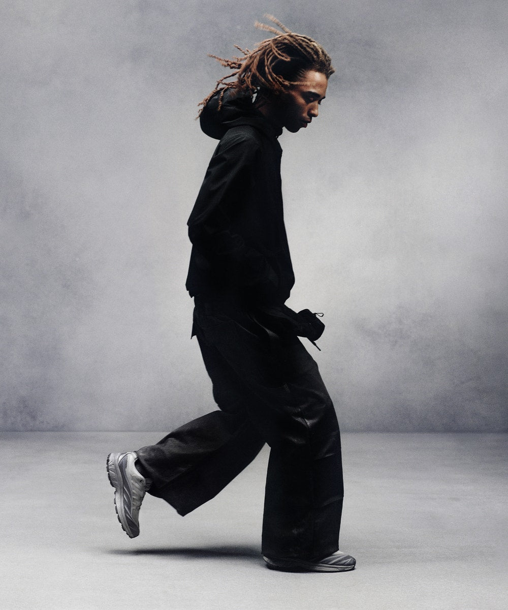 Layered Mesh Sneaker - Black