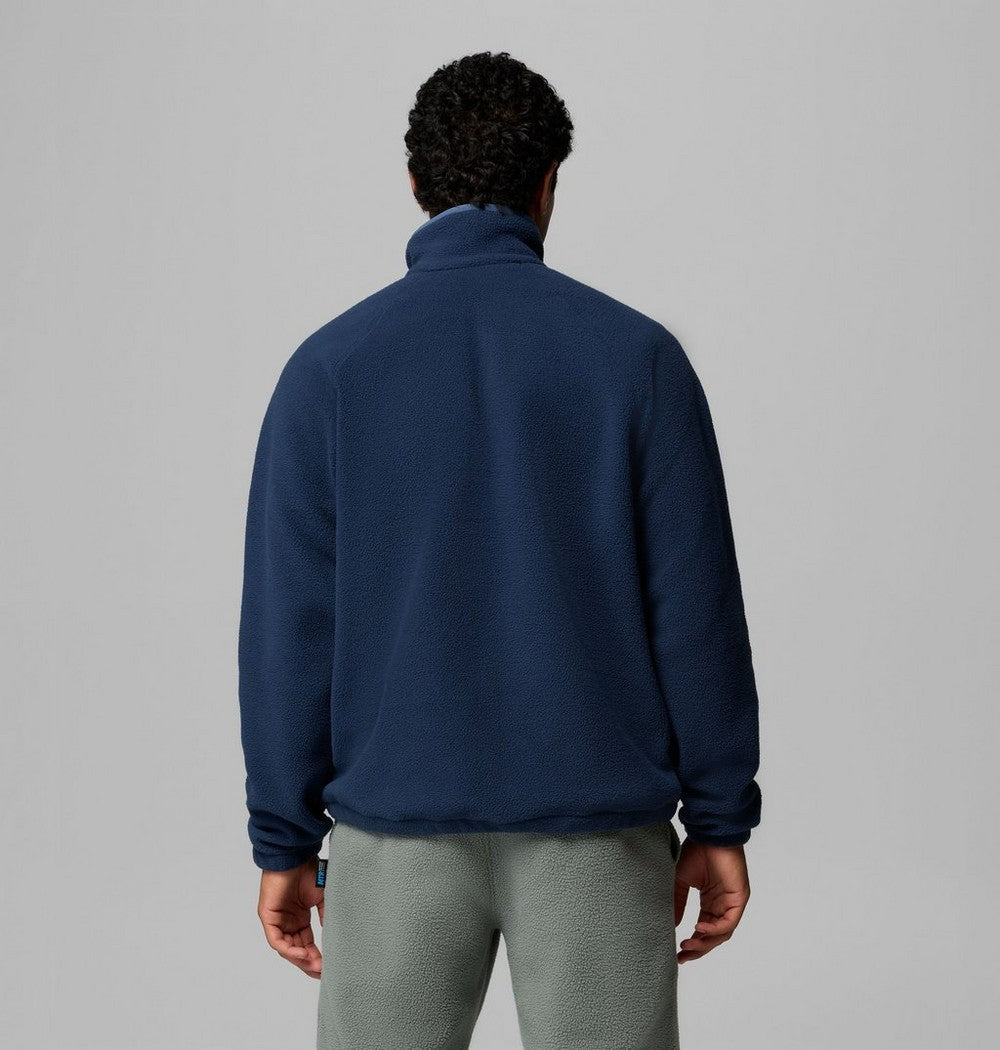 Men's Fleece Half-Zip Pullover - Dark Grey