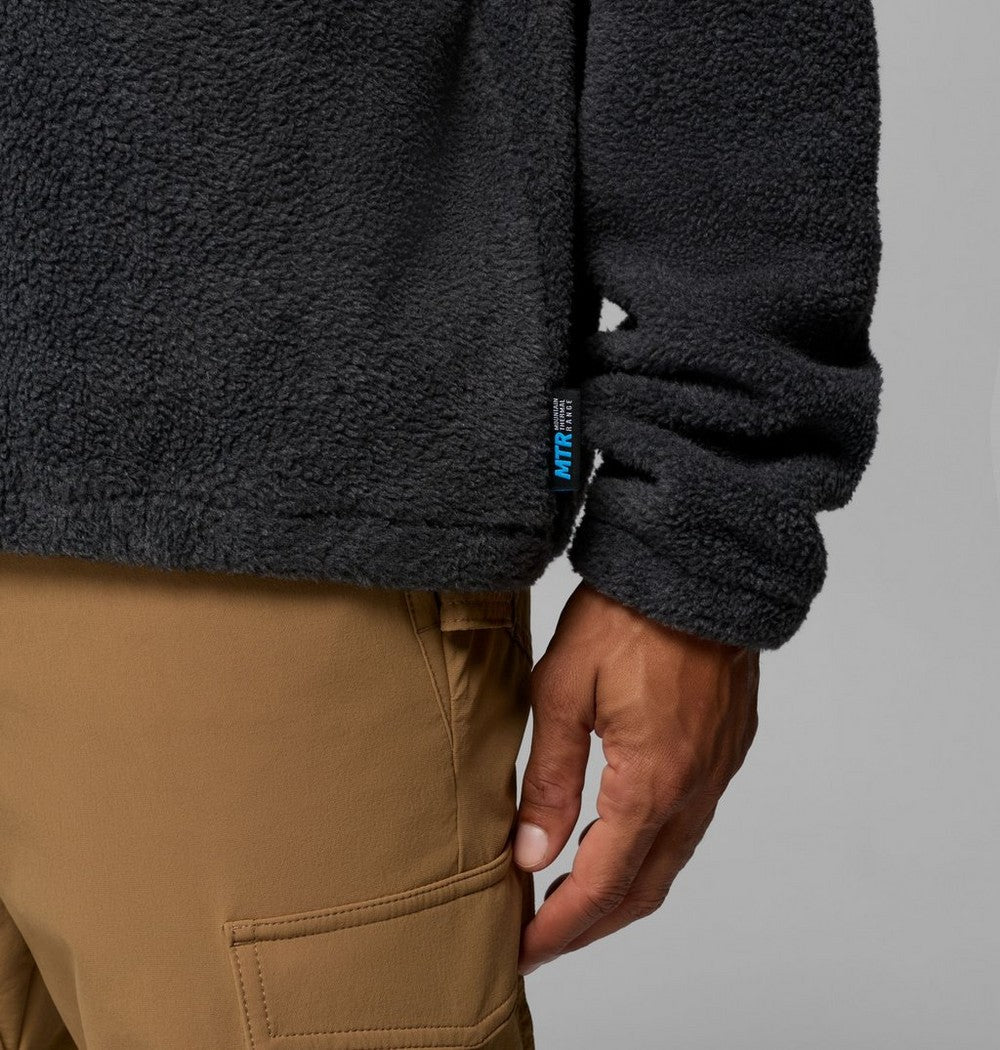 Men's Fleece Half-Zip Pullover - Dark Grey