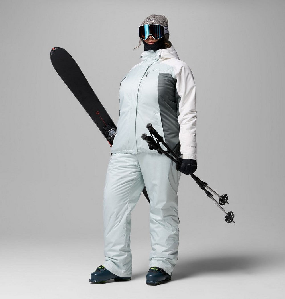 Women's Plus Size Insulated Snow Pants - White