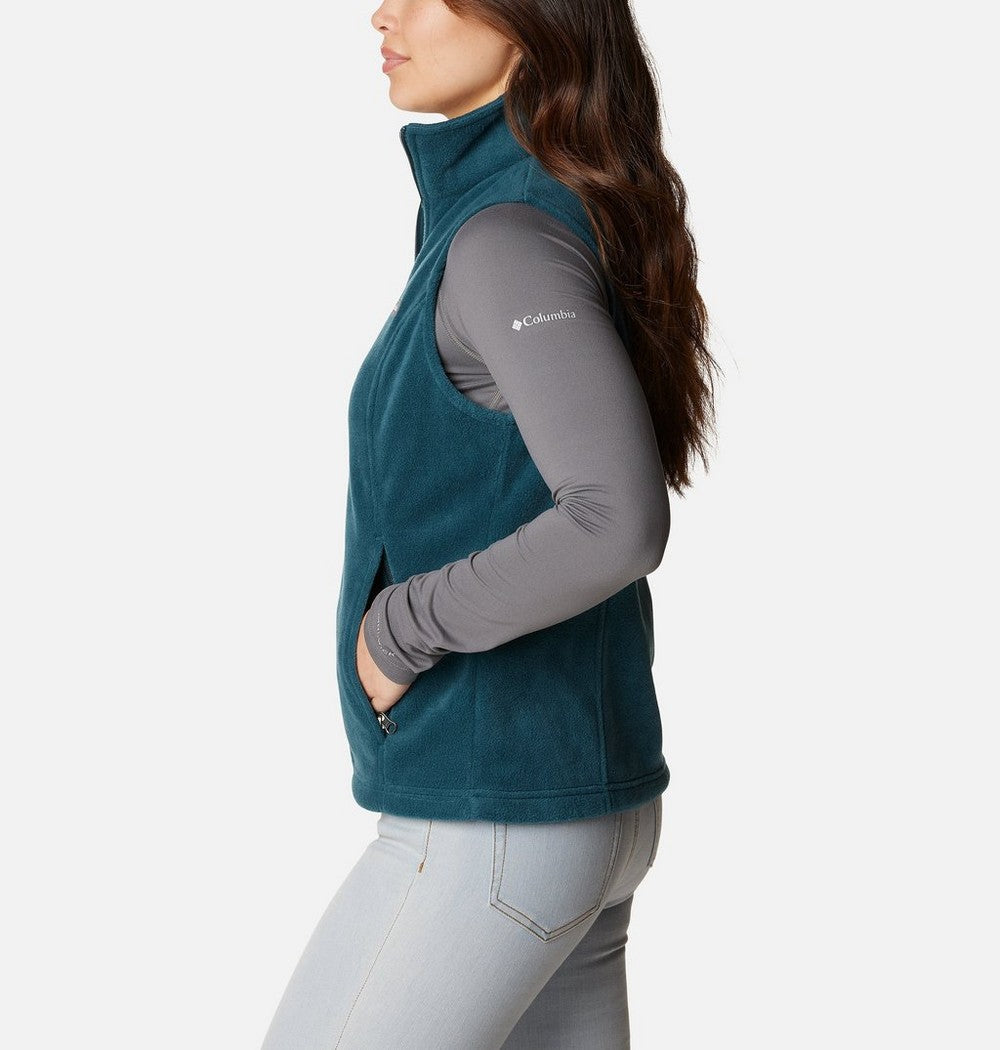 Women's Fleece Vest - Chalk