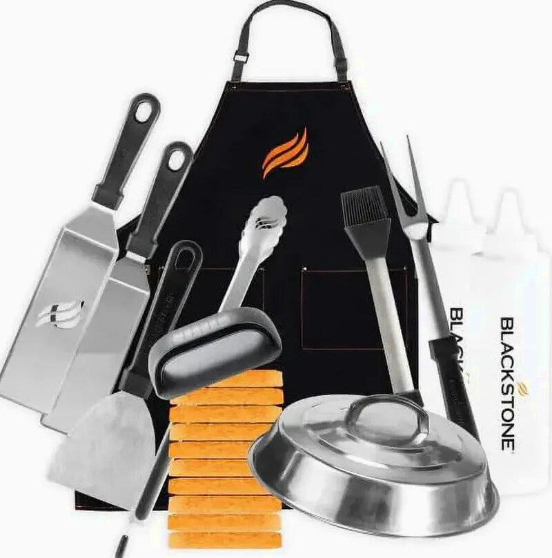 Blackstone 28-Inch 3-Burner Griddle With Hood - XL Flat Top Outdoor Grill Kit