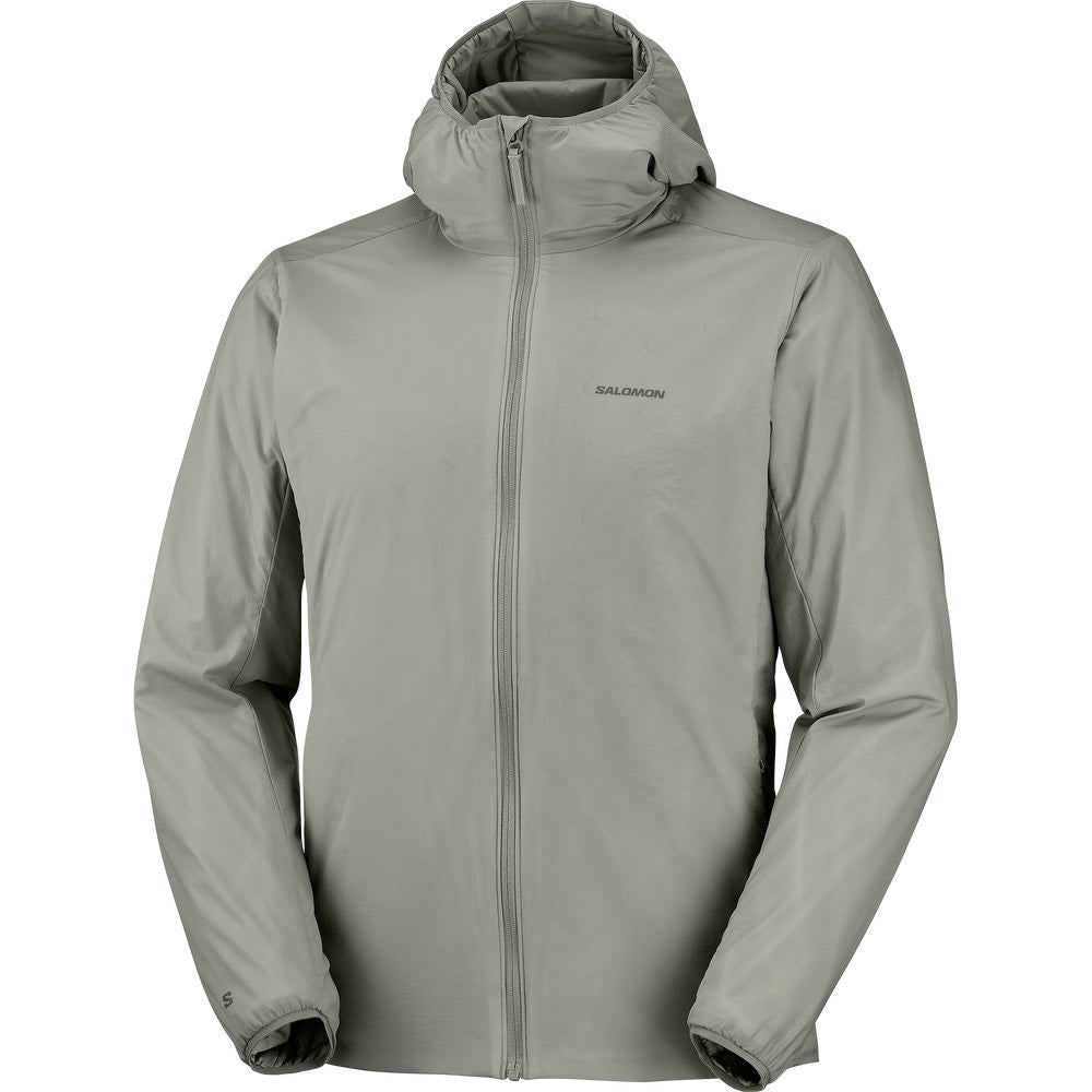 Men's Insulated Hooded Jacket - Gray