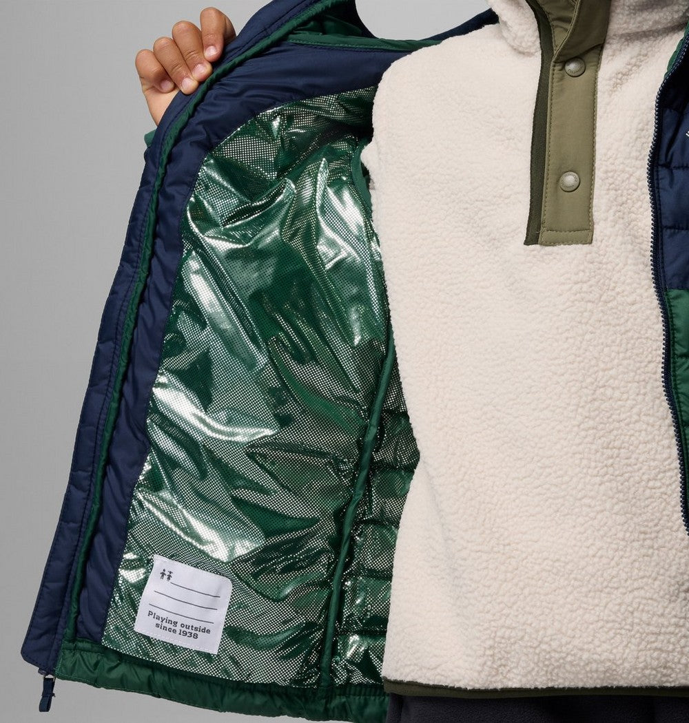 Boys' Hooded Insulated Puffer Jacket - Orange
