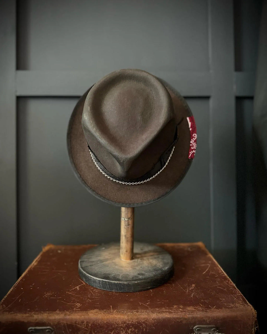 Distressed Fedora Hat