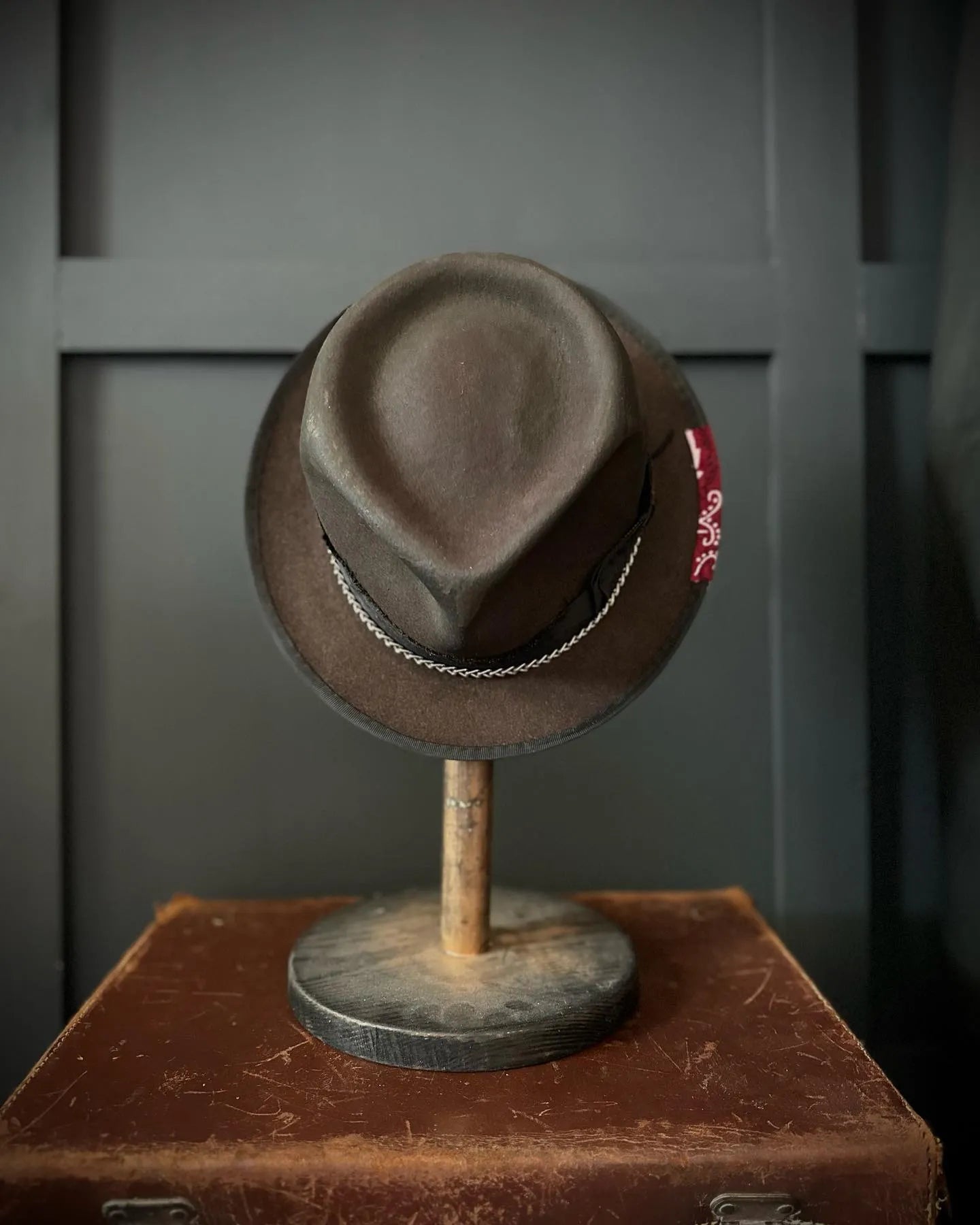 Distressed Fedora Hat