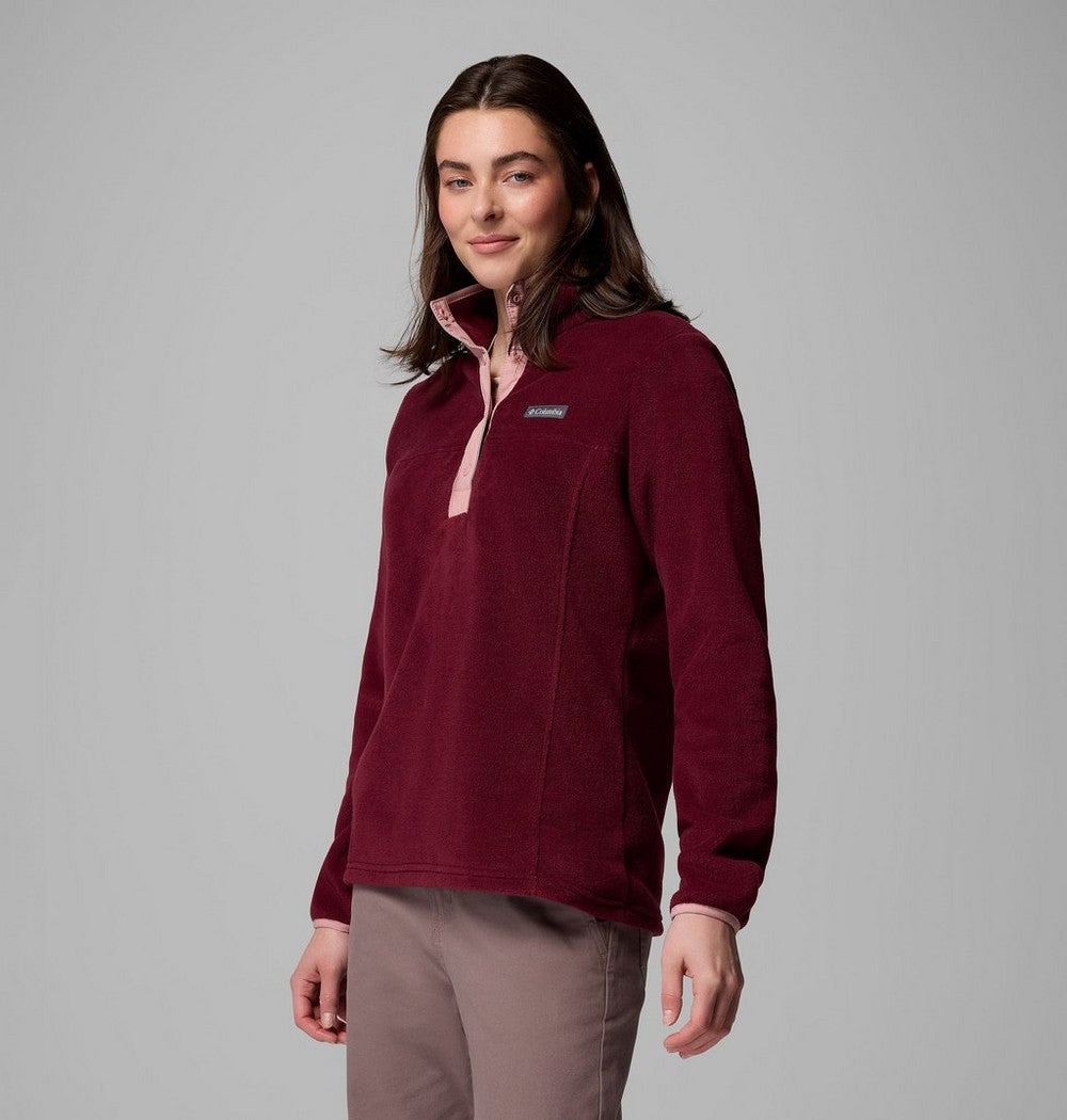 Women's Half-Snap Fleece Pullover - Navy