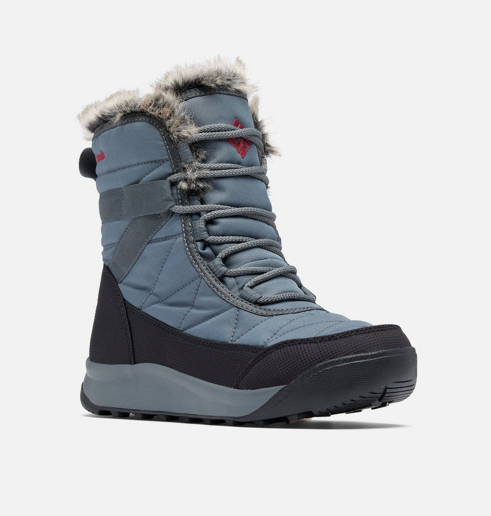 Women's Insulated Winter Ankle Boot - Gray Purple