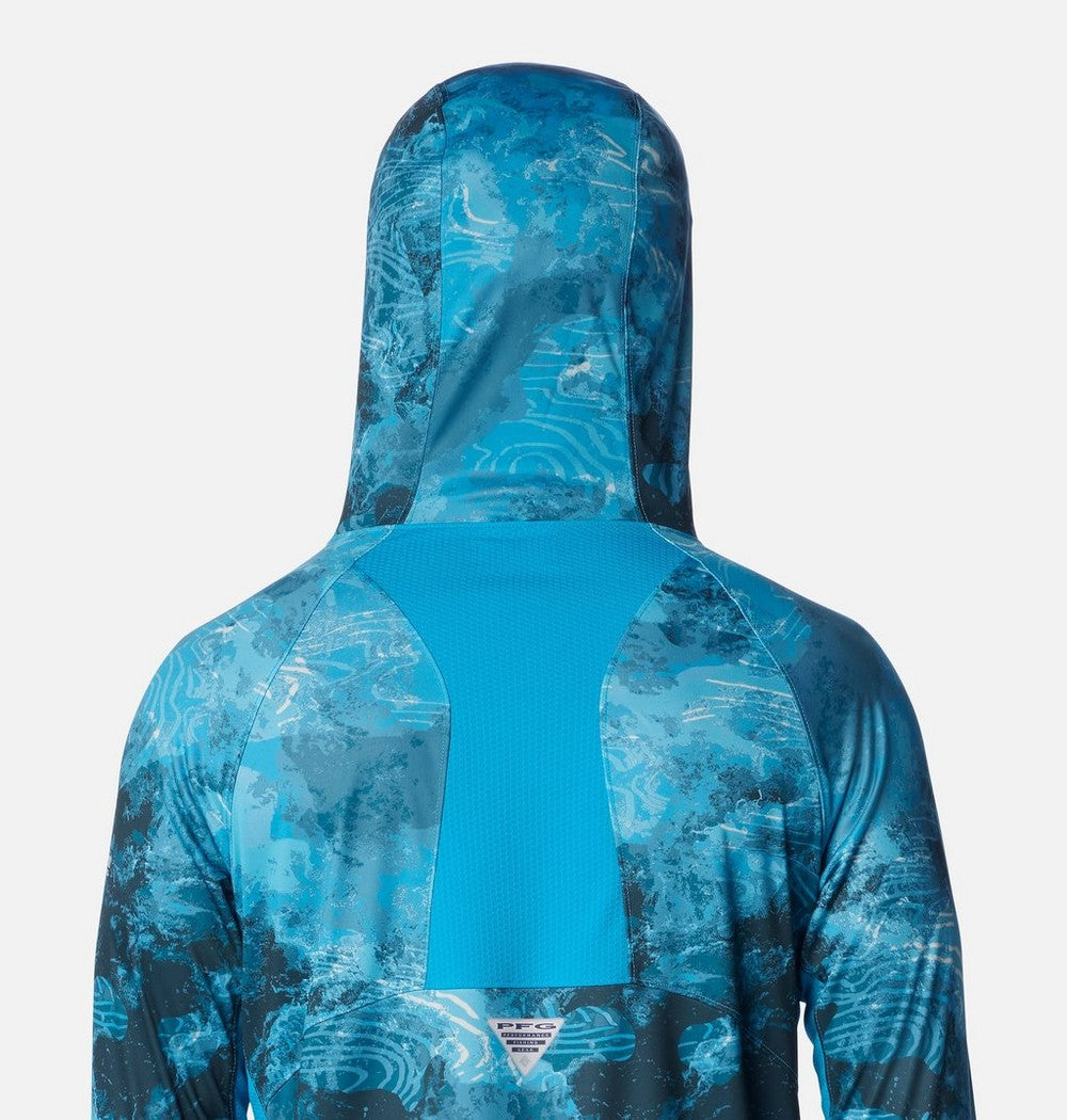 Men's Ventilated UPF 50 Sun Hoodie - Teal