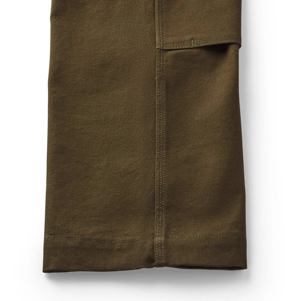 Double Knee Cotton Duck Work Pants - Olive