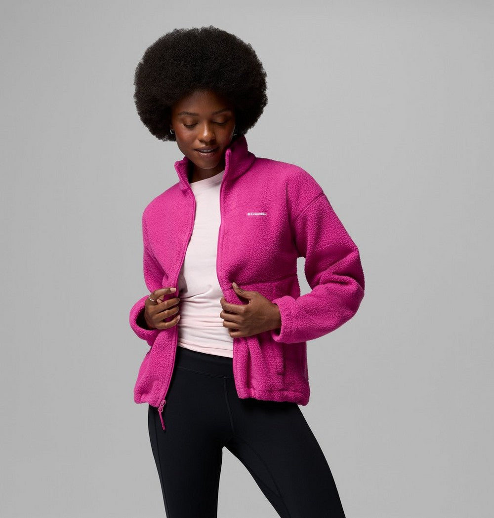 Women's Full-Zip Fleece Jacket - Tobacco