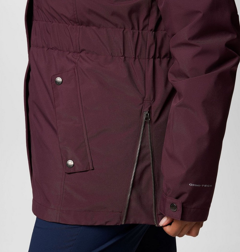 Women's Plus 3-In-1 Hooded Winter Jacket - Green