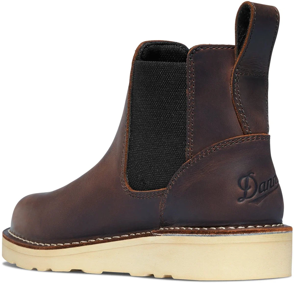 Women's 5-Inch Leather Work Chelsea Boot - Brown