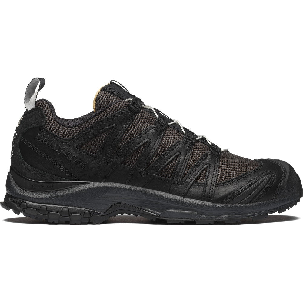 Leather And Mesh Trail-Inspired Sneakers