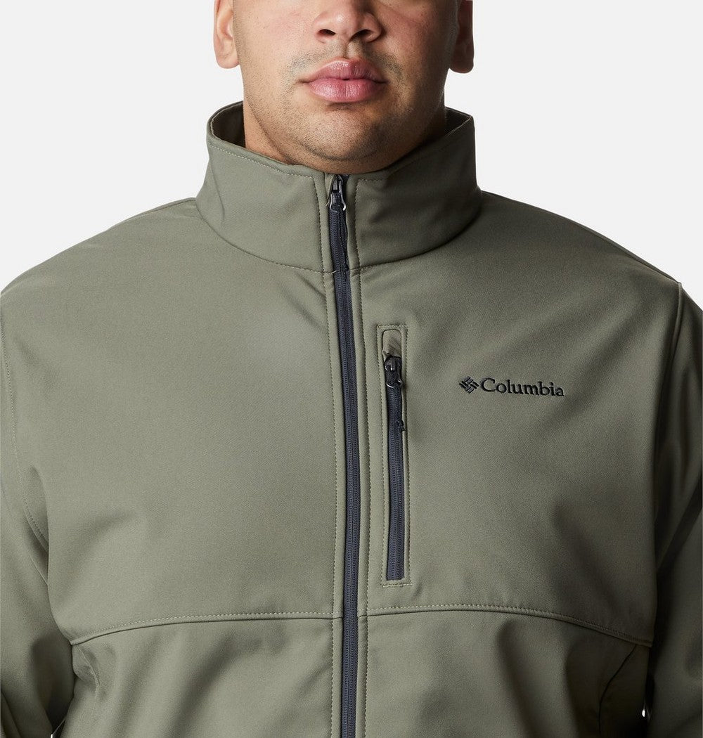 Men's Big Softshell Jacket - Grey