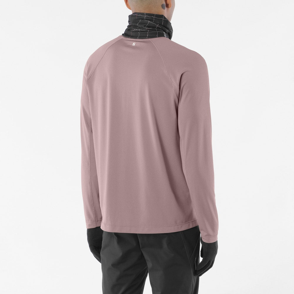 Men's Quick-Dry Long-Sleeve Running Shirt - Blue